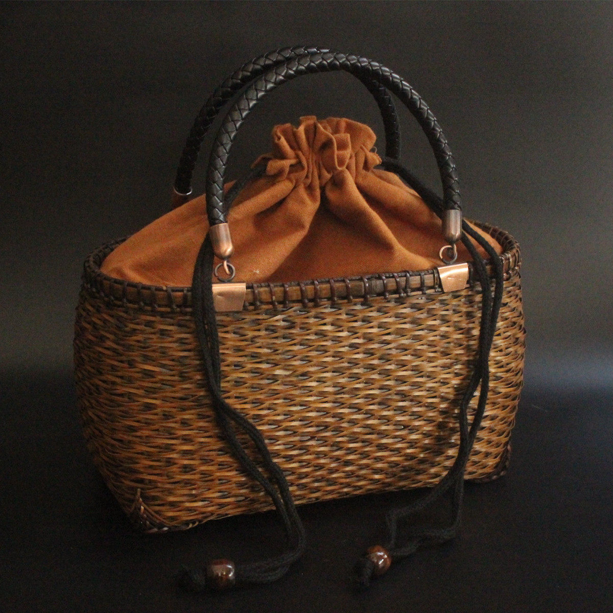 厂家直销竹子编织包包包包女女式手提包日式手工女士包袋