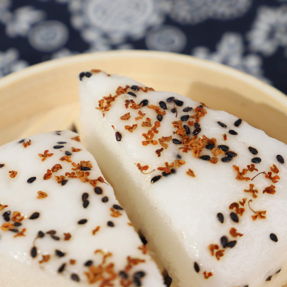 宁波特产糖洋糕桂花糕酒酿米馒头米糕发糕水塔糕糕点小吃早餐早点