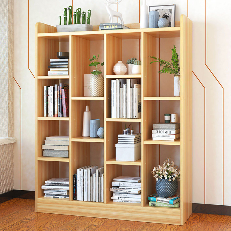 书架客厅简约落地置物架家用学生卧室储物收纳书架