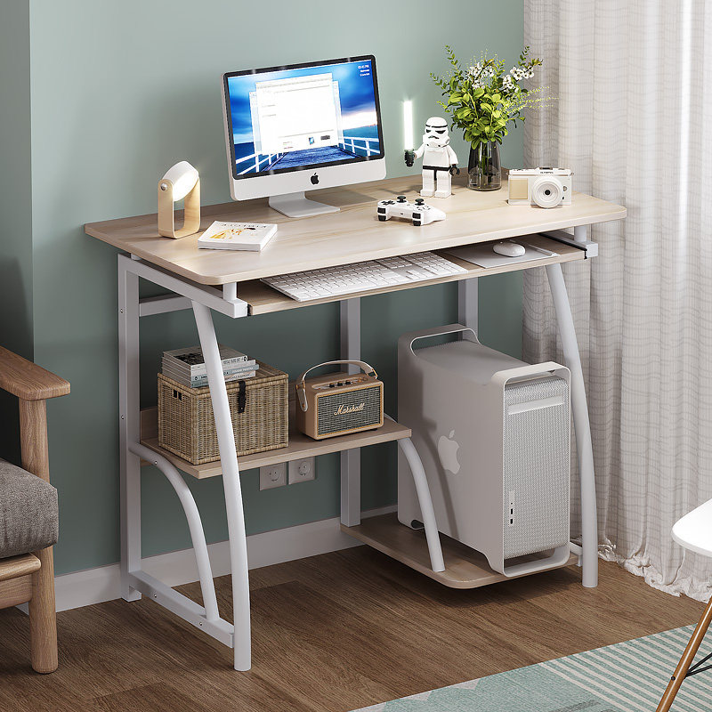 电脑桌台式家用卧室办公桌简约现代书桌租房小桌子简易学生写字桌
