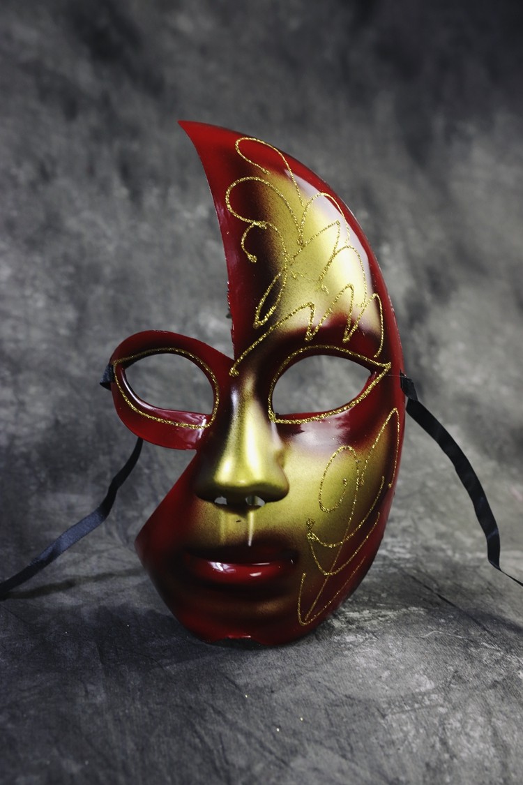 蒙面唱将抖音网红全脸面具面具万圣节歌剧魅影意大利钟馗球鞋公园