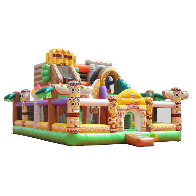 48平方儿童充气城堡大型广场淘气堡滑梯组合游乐场蹦床