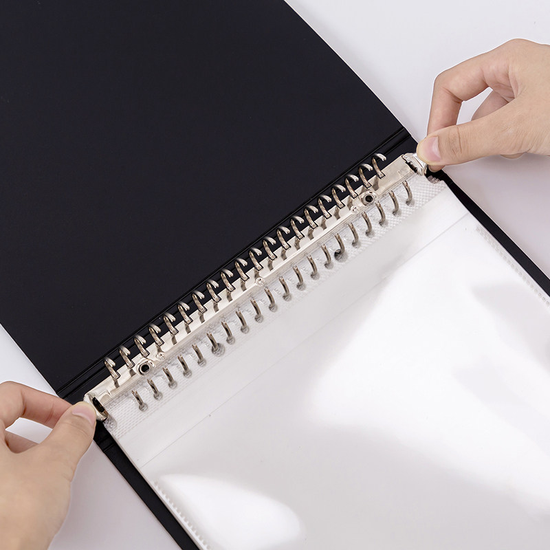 插页横版a3活页资料a4档案夹试卷a5票据文件夹