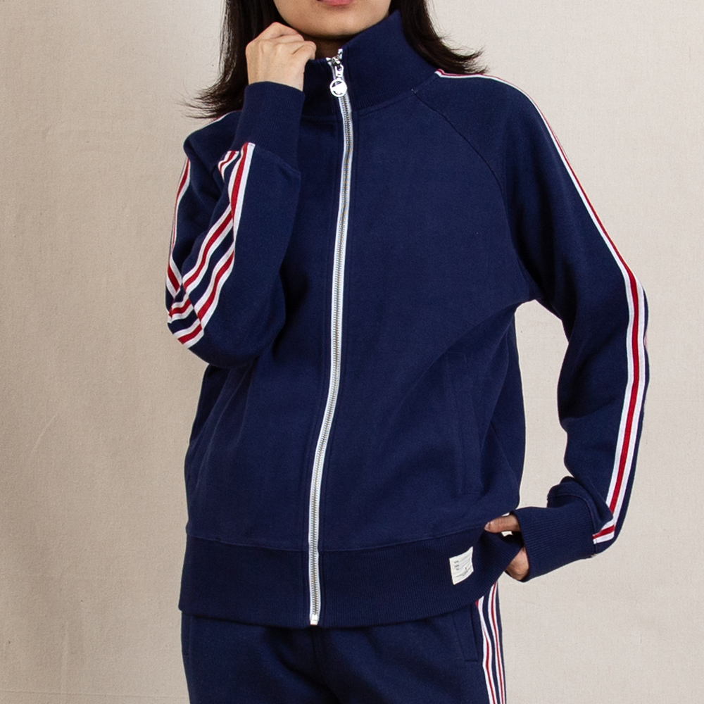 国棉壹厂 复古运动系列 运动拉链外套VintageRepublic