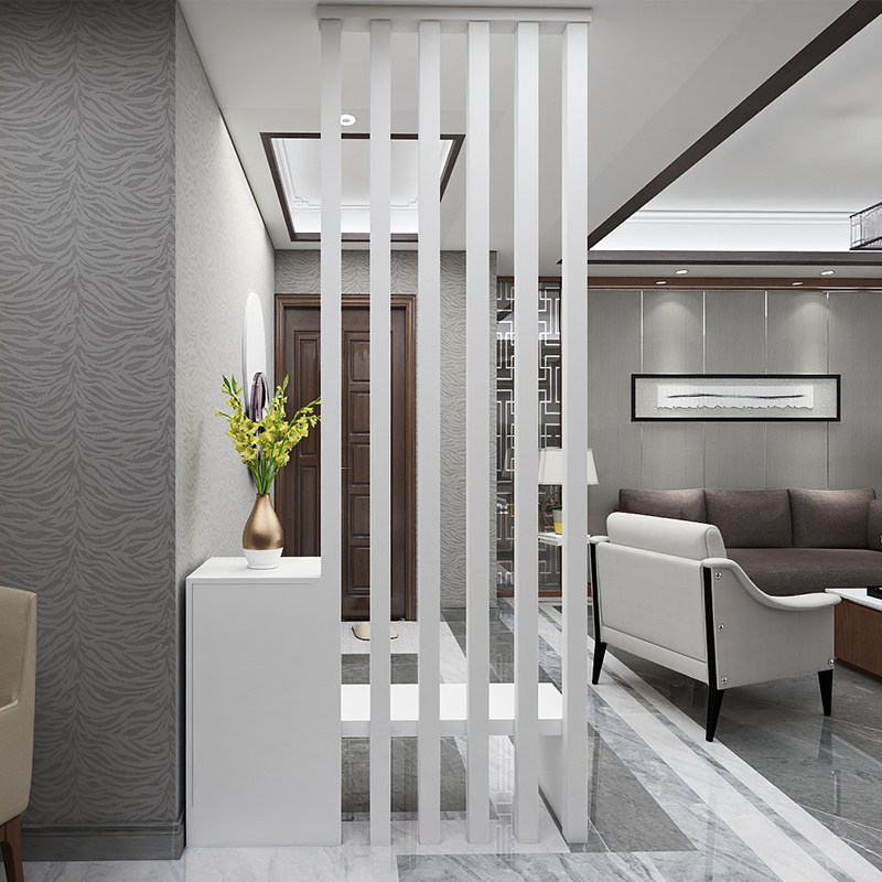 进门入室屏风门口风水挡煞玄关柜鞋柜一体轻奢风双面矮简约到顶