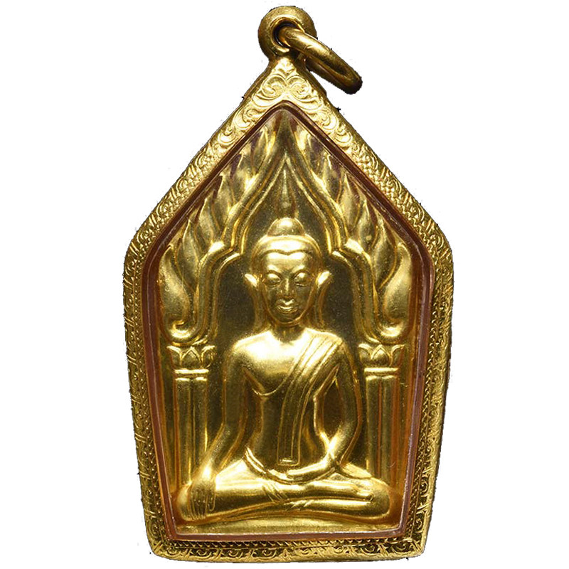 泰国佛牌真品龙婆判2548年百日坤平纯金材质制作泰国特色