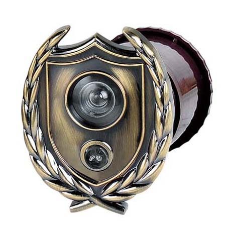 低价促销景元门铃高质量防盗门一体门镜猫眼二合一3545mm开孔