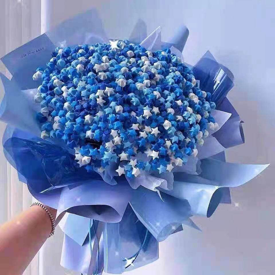 铁丝铁丝网网红幸运幸运星星星花束diy许愿材料幸运星