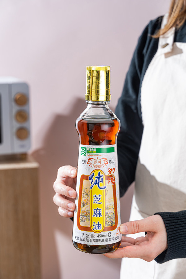 凤阳麻油御膳牌纯芝麻油香油初榨头道油月子清真香油