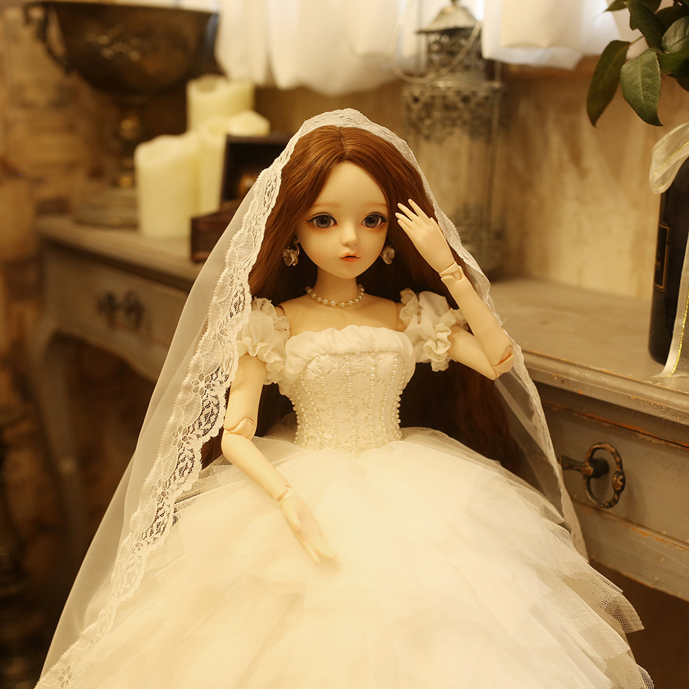 多丽多丽丝丝凯蒂改妆婚纱洋娃娃bjd女孩六一儿童节玩具娃娃