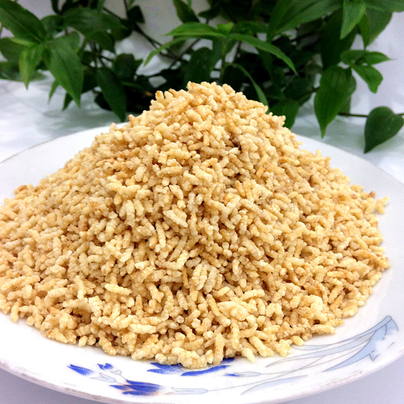 安徽安庆特产油炸糯米炒米糙米地方特色零食小吃糯米