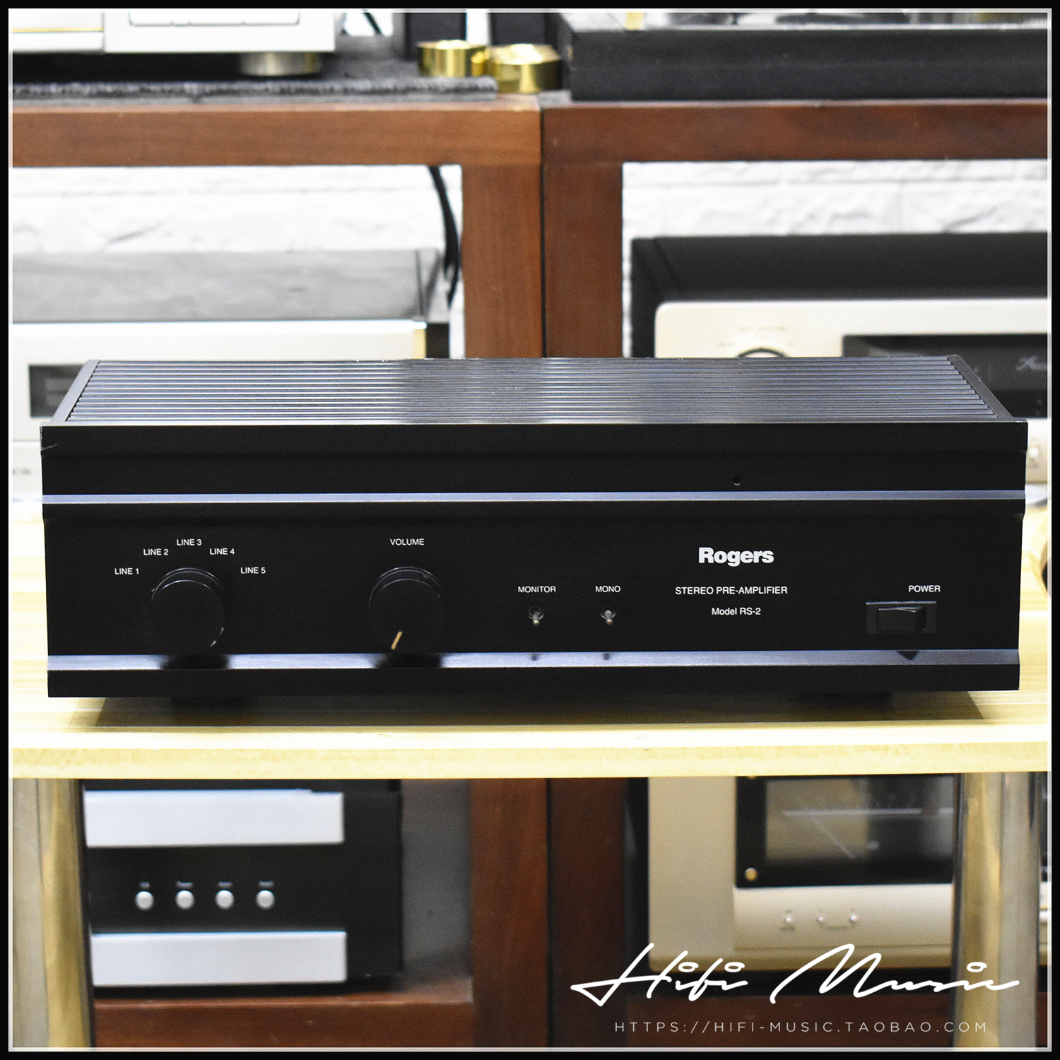 二手原装英国进口rogers乐爵爵士rs26hifi发烧功放