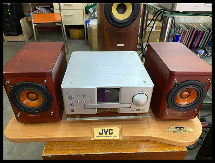 二手原装jvc杰伟世exa1hifi发烧dvd迷你组合音响功放