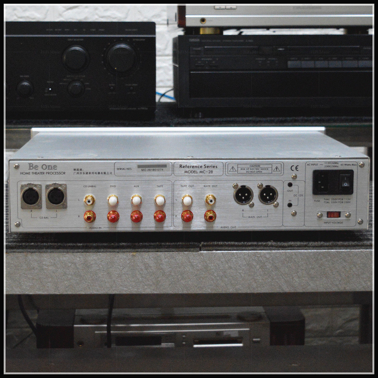 发烧比韵beonemc28hifi高保真功放前级纯前级功放