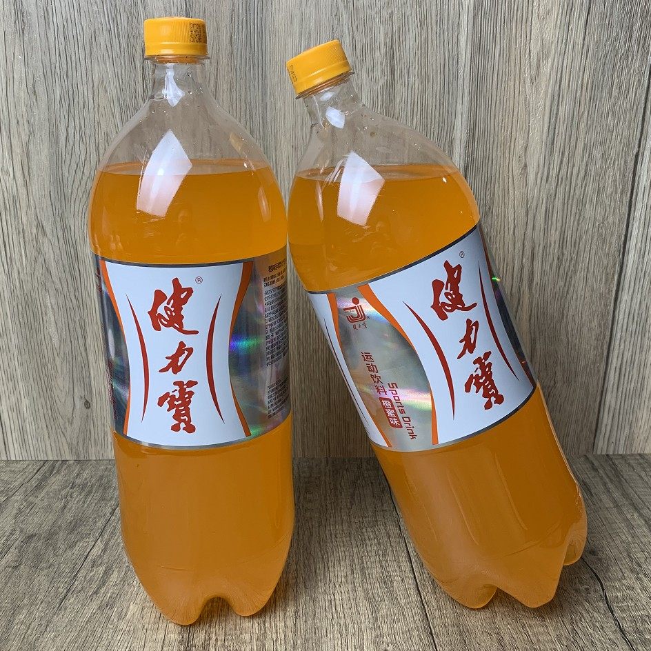 饮料健力宝运动橙蜜整箱2升瓶大瓶家庭分享碳酸碳酸饮料