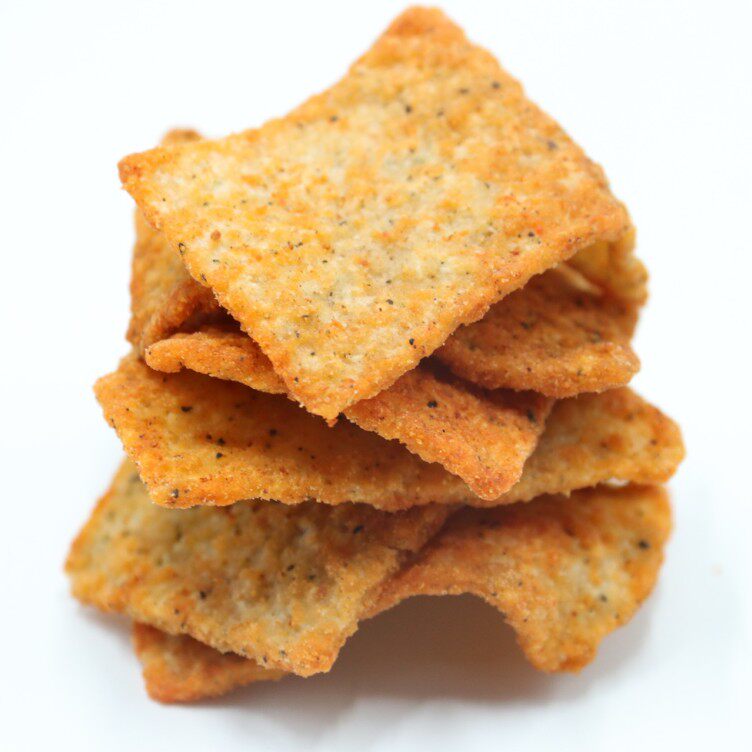 万家花椒手工锅巴220gx4麻辣五香香味膨化食品膨化食品