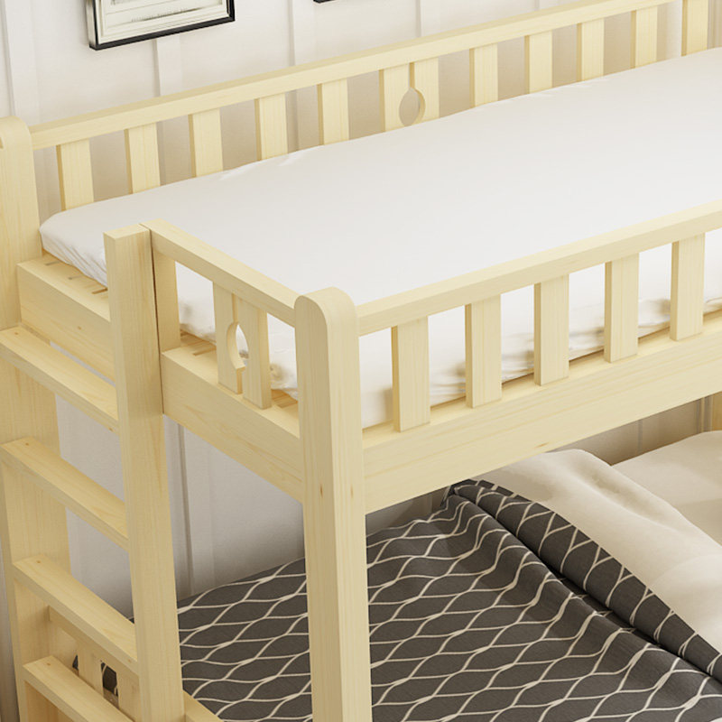 成人实木高低床子母床双层上下床儿童童床松木高低