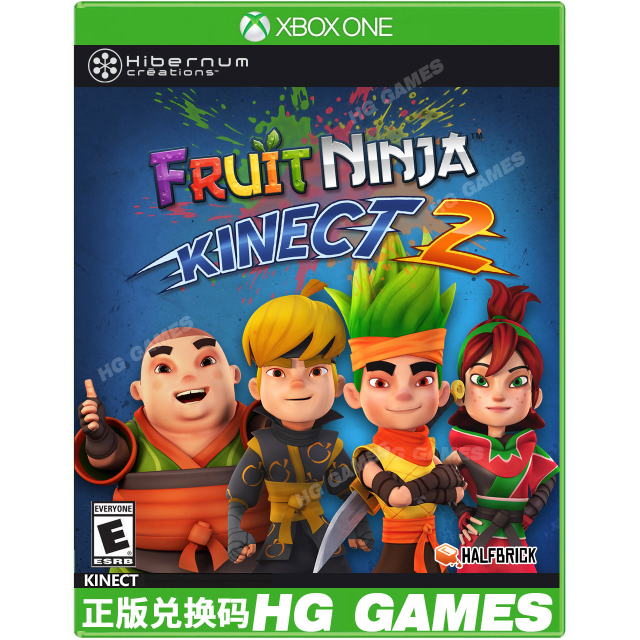 xboxone游戏水果忍者体感国服简体中文兑换码外xboxstore