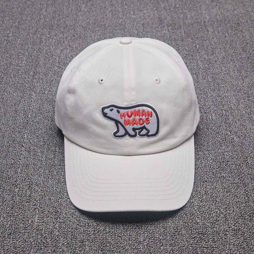 国内现货humanmade20aw新款北极熊情侣棒球帽ins帽子