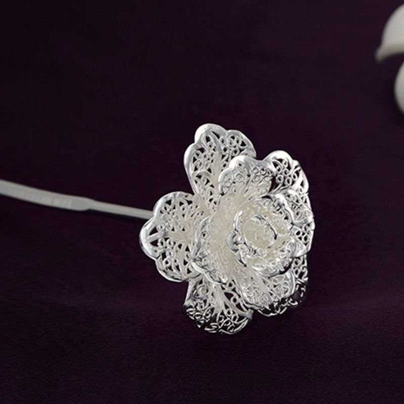 发簪百寻s990纯银银簪盘发头饰发饰头簪头发钗步摆件