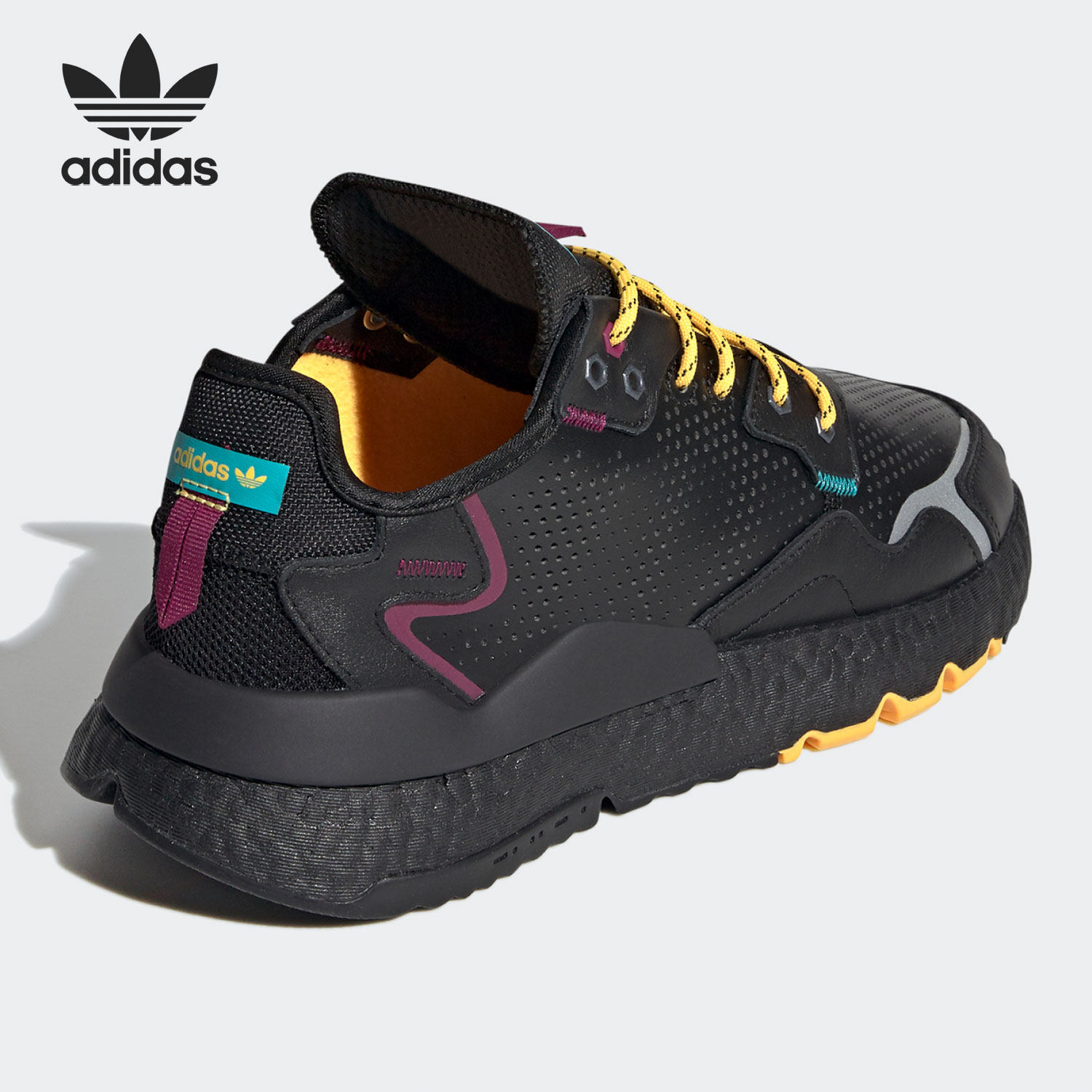 adidas阿迪达斯正品三叶草nitejogger男子轻便经典运动鞋运动休闲鞋