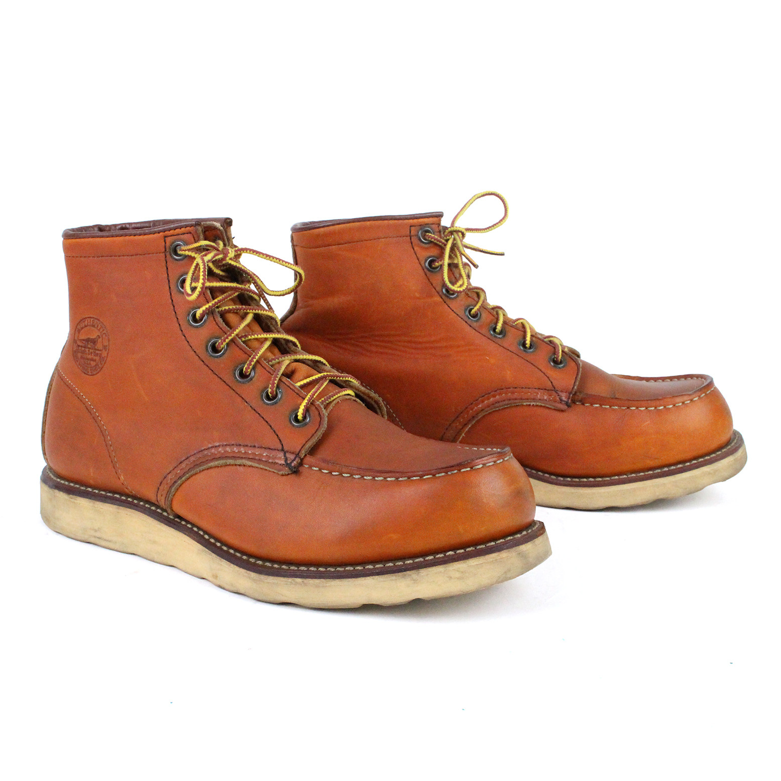 redwing红翼刻印狗标犬标1996年生产复古工装售出时装靴