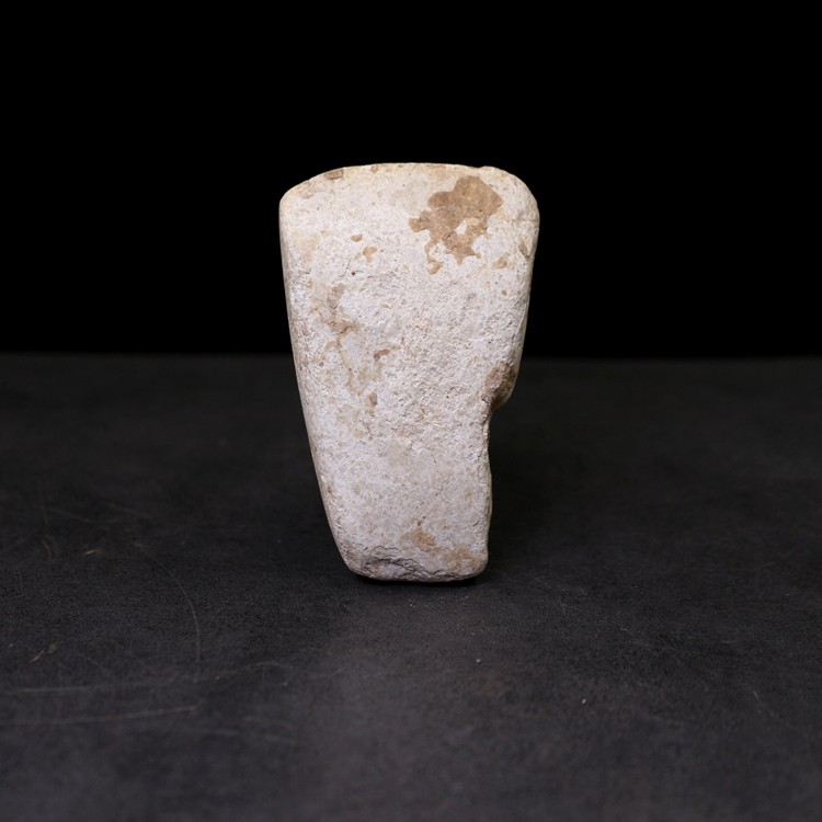 文化石器夏家店文化石石斧高古新石器时代石铲带孔红山摆件