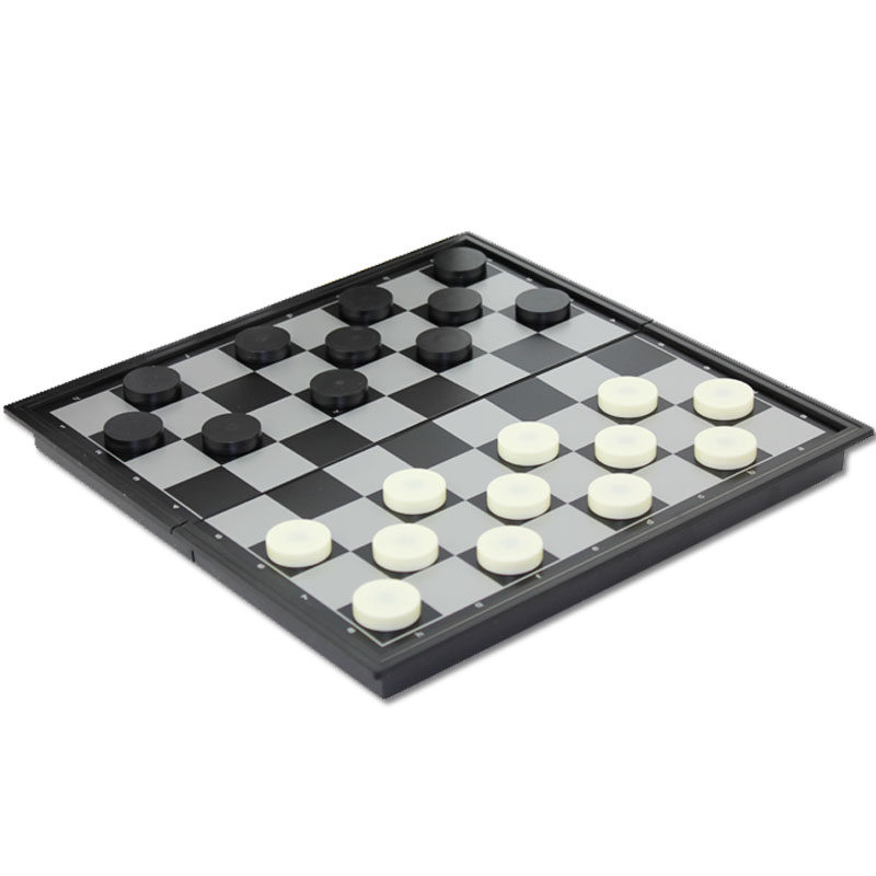 ub友邦3800国际跳棋磁性折叠棋盘64格儿童跳棋