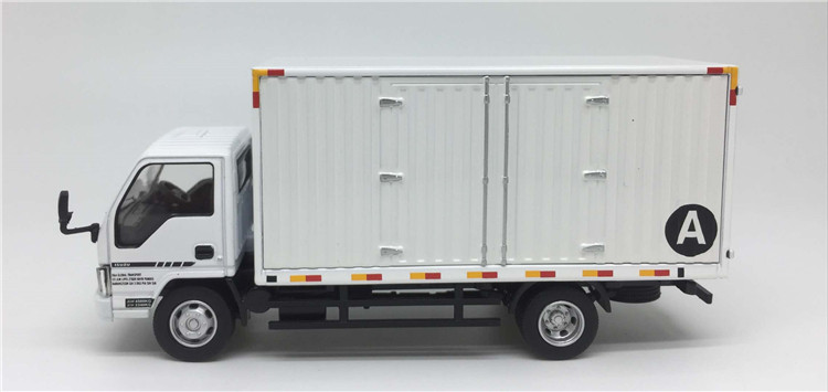 现货isuzu铃木npr新加坡冰柜冷藏车mc货车模型火车
