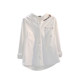Embroidered cotton linen white shirt women's new fall 2020 Korean style literature and art single pocket long sleeve shirt casual top Embroidered cotton linen white shirt women's new fall 2020 Korean style literature and art single pocket long sleeve shirt casual top