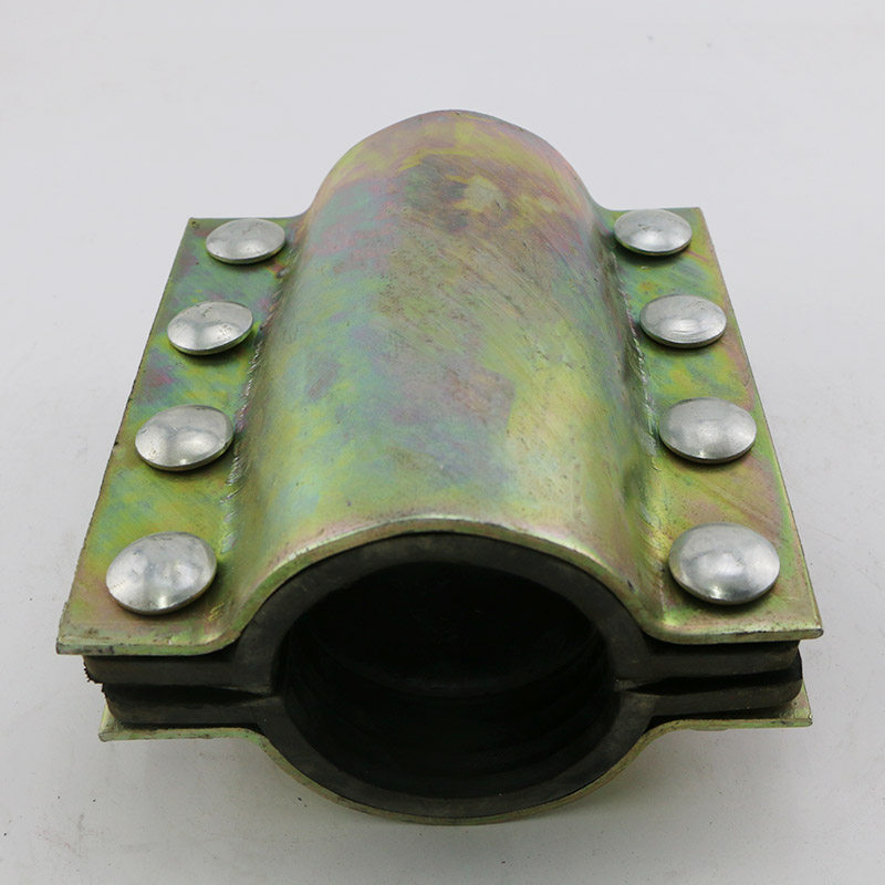 镀彩钢板哈夫节铁皮哈夫节抢修器补漏卡子抱箍快速接头水管堵漏