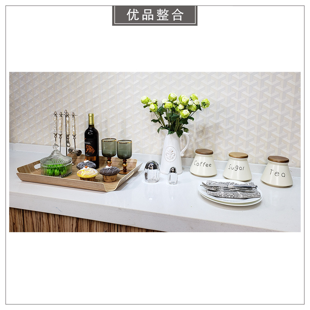 简约现代样板房软装厨房饰品花艺厨具仿真蛋糕摆件