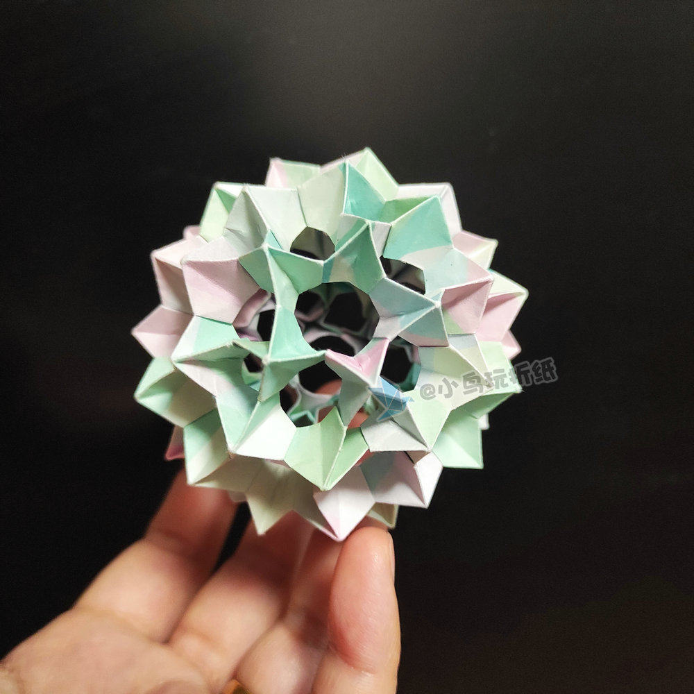 店主水晶超大折纸变色渐变迷彩魔幻晶钻石双面折纸