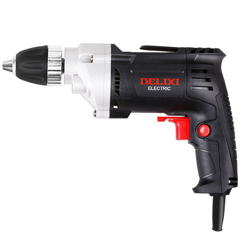 德力西家用插电带线手枪电钻220v多功能迷你木工手提便携式冲击钻