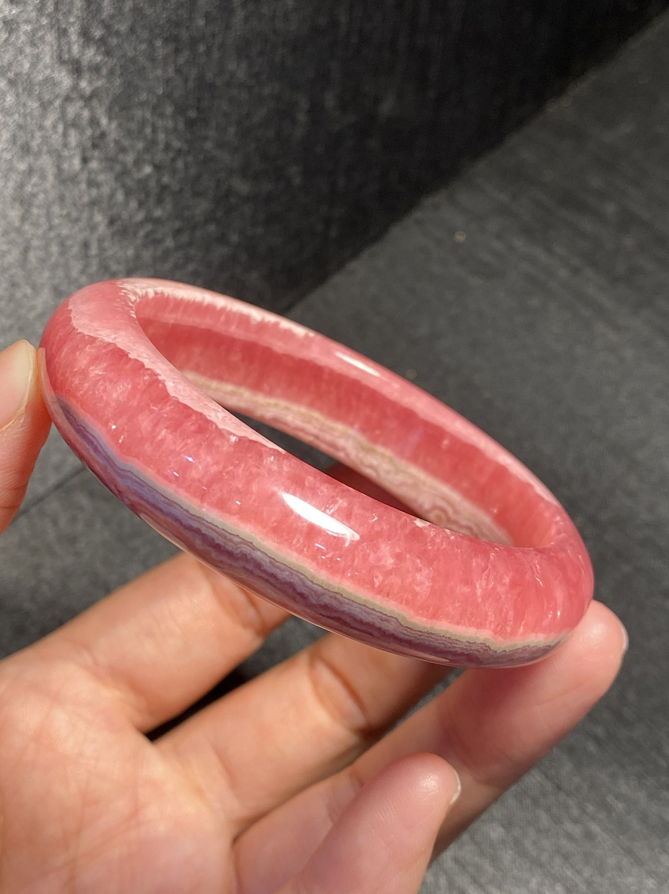 阿根廷纯天然红纹石五花五花手镯手链戒指吊坠手镯