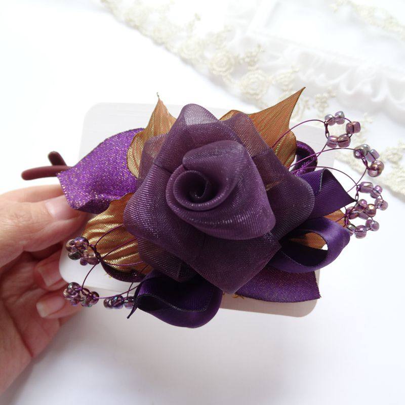 成人头花韩国头饰百搭优雅雅韩布艺森系发夹发饰