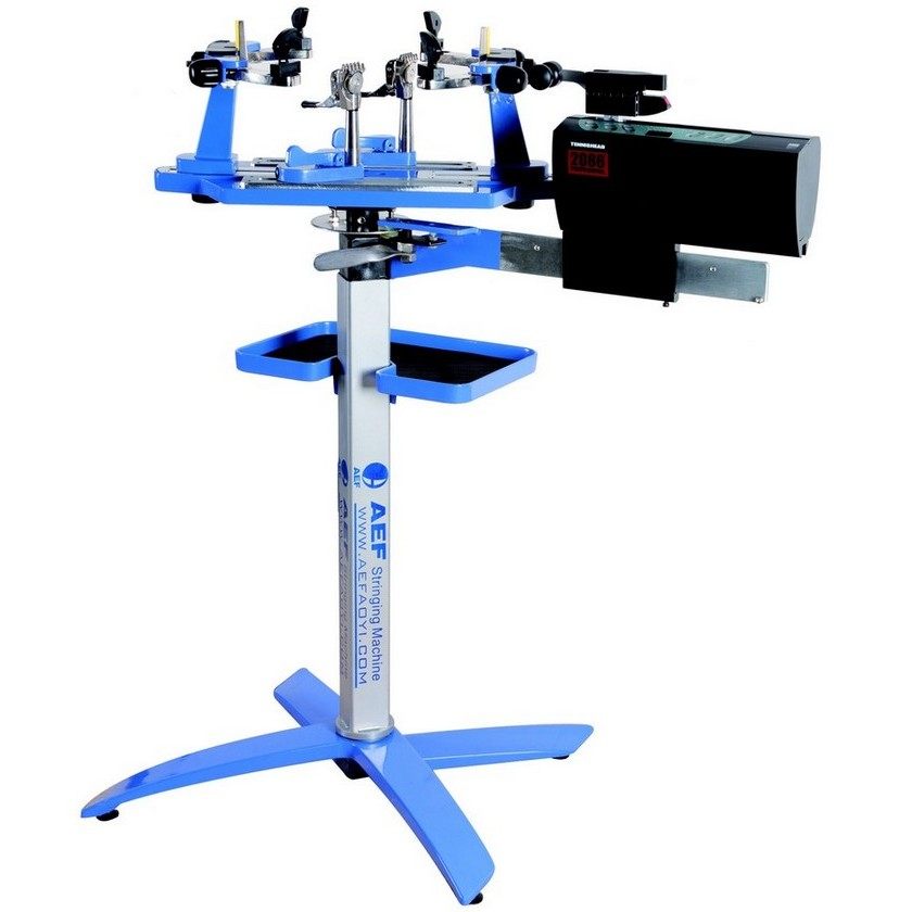 电脑aef奥亿羽毛球拍拉线机穿线机美国机头配工工具穿线机及配件