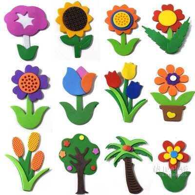 环境幼儿园教室黑板报主题装饰布置花边材料花朵软装墙贴