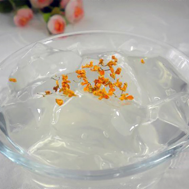 广西西宇峰白凉粉白凉冻原料透明果冻桂花樱花天然粉粉食品