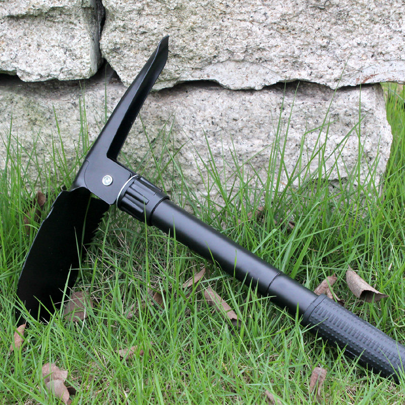 包邮山地客小号工兵多功能铁锹折叠铁铲园林带外袋铲子