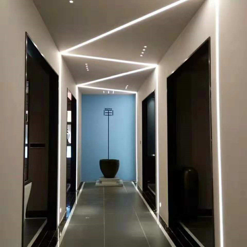 led线条射线灯灯设计师造型走廊过道楼梯灯铝射灯