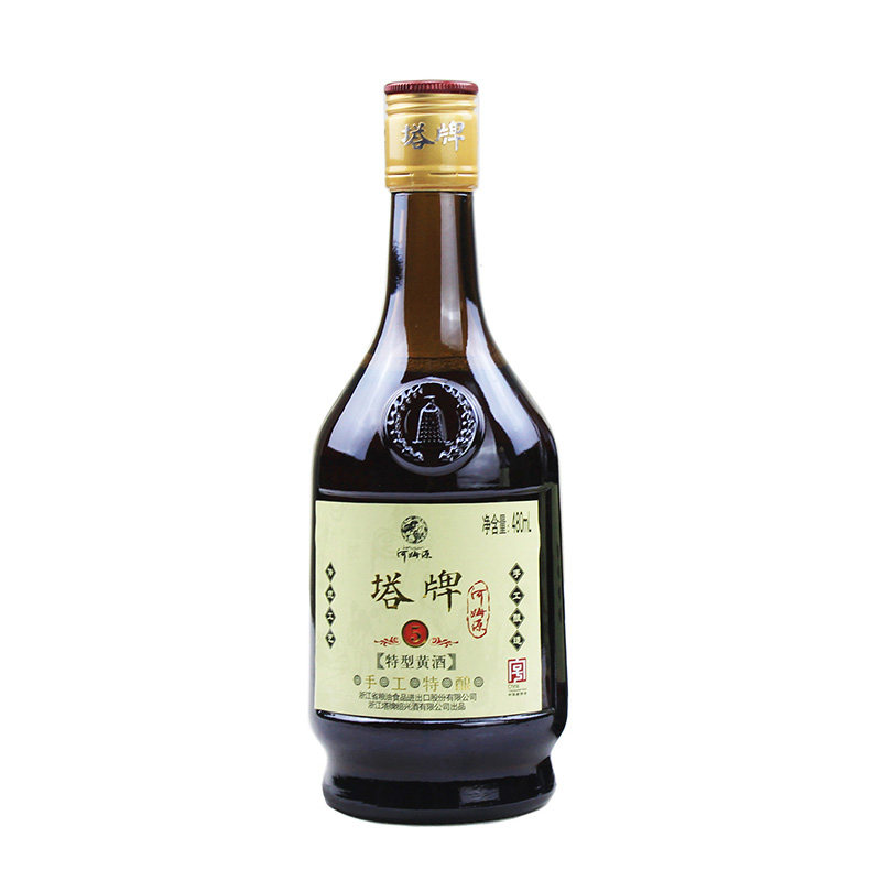 绍兴塔牌5年陈酿河姆源半甜型黄酒12瓶玻璃瓶糯米传统黄酒