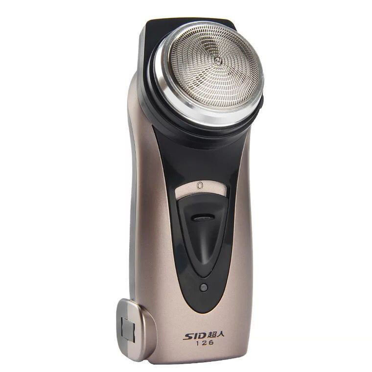十年老牌sid超人电动剃须刀旋转式1刀头小小巧便携剃须刀