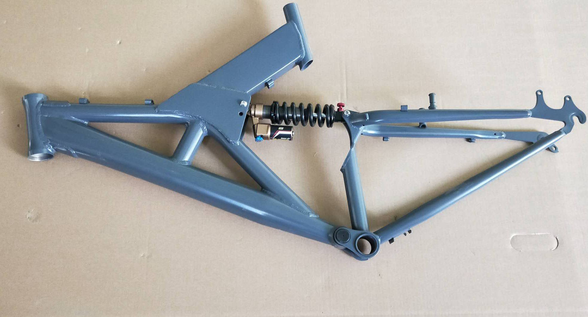 包邮dh 下坡车 26 软尾 车架 山地车 减震 越野 速降 全地形 fr