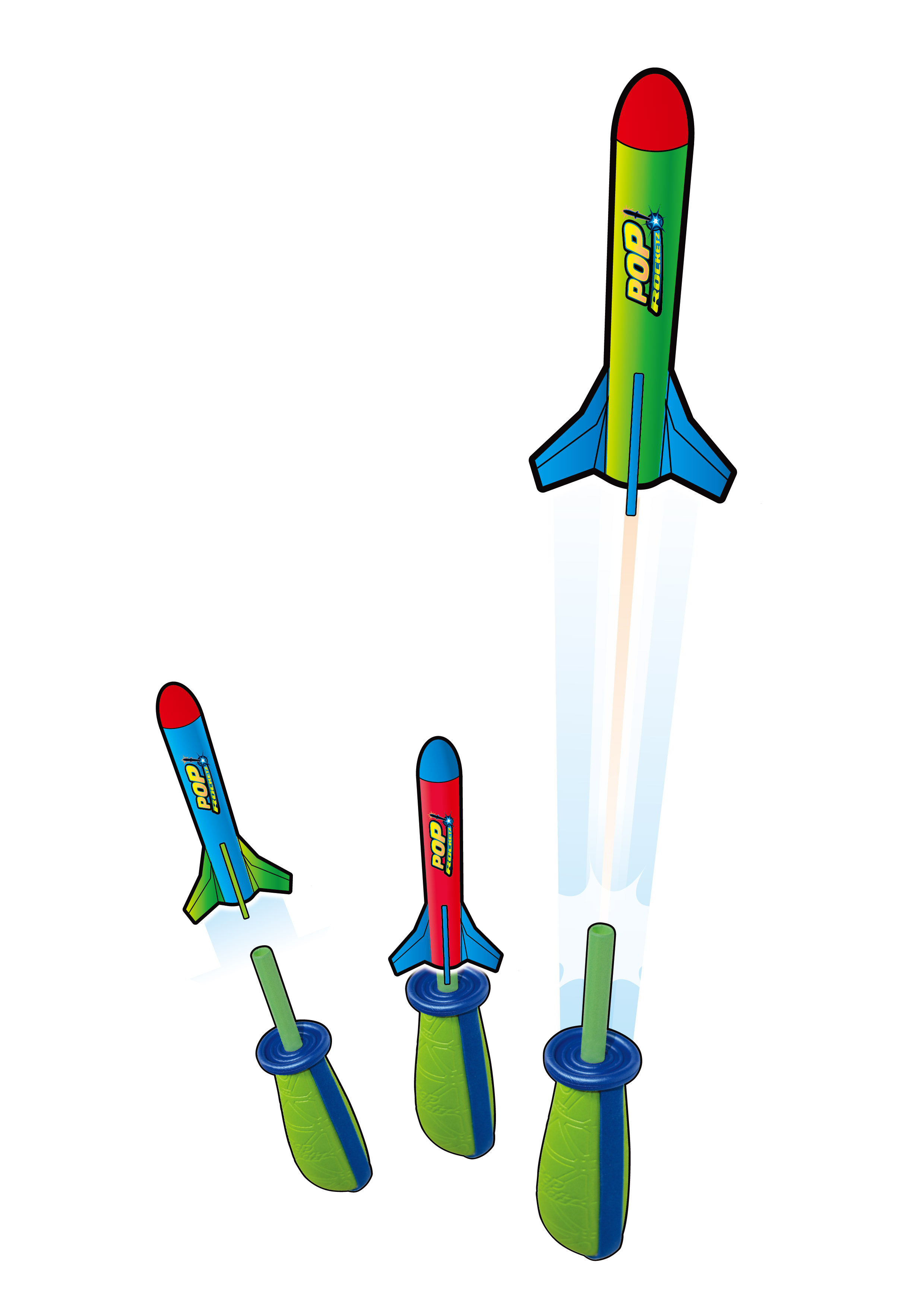 zing迷你气压软弹火箭发射eva材料儿童室内软弹枪