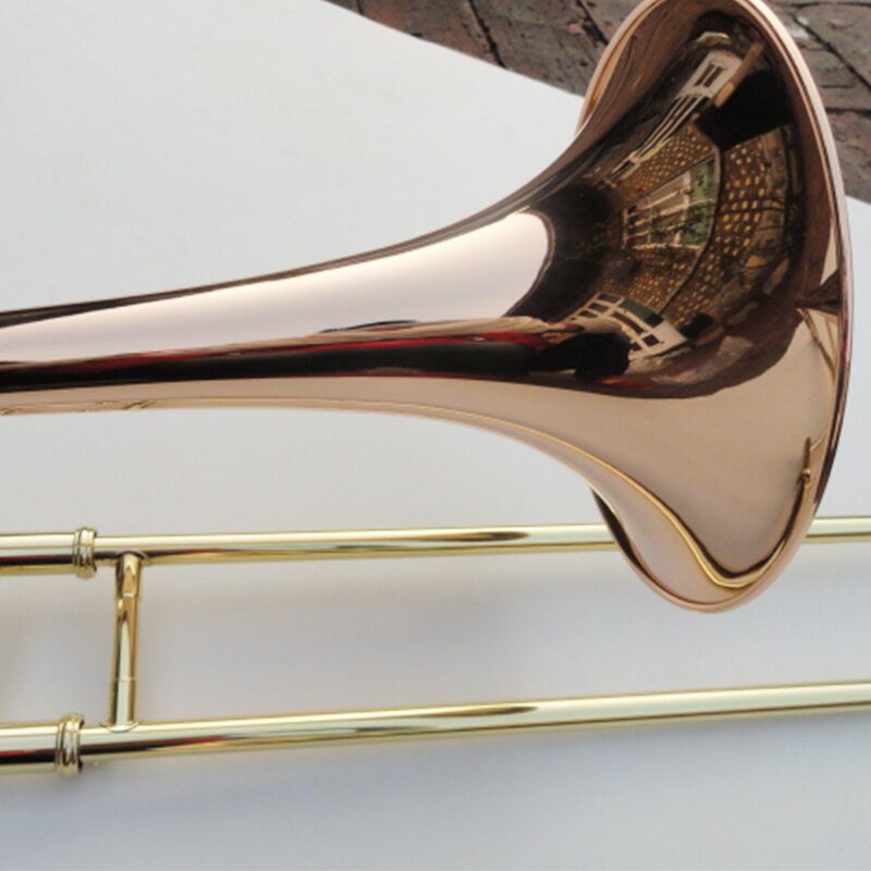 中音巴哈长号专用青铜金喇叭初学考级学生拉管长号