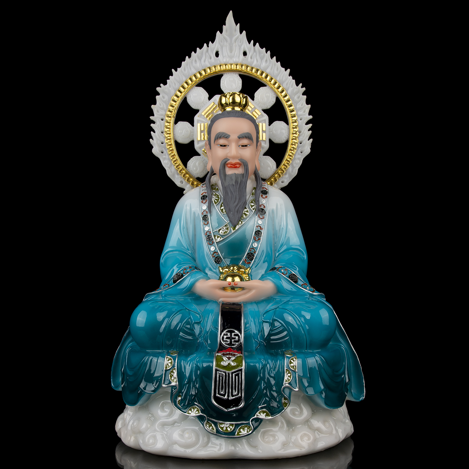 三清清道神像道家祖师道德天尊太上老君佛像摆件