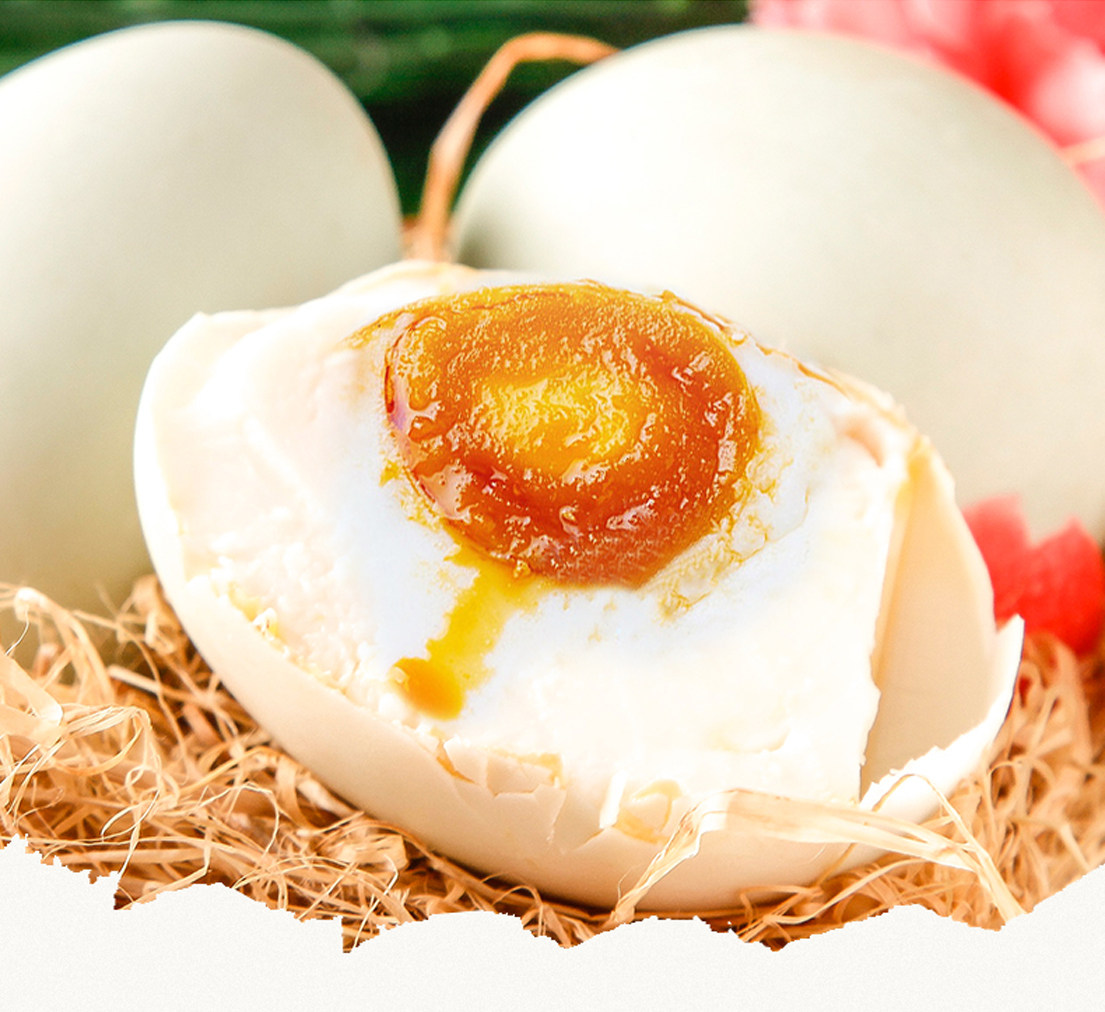 30枚陈氏金丝咸鸭蛋单枚75g左右单箱30枚送实发咸鸭蛋