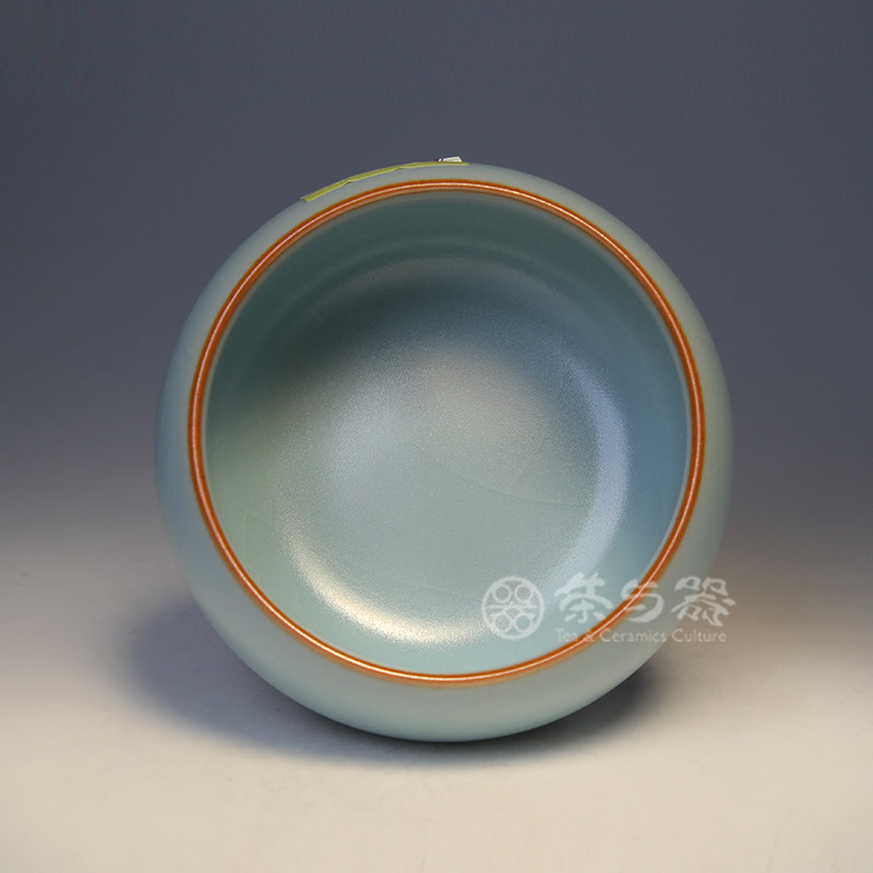 br-104bx印章定杯釉禅粉青二代汝窑正品柏采台湾茶杯