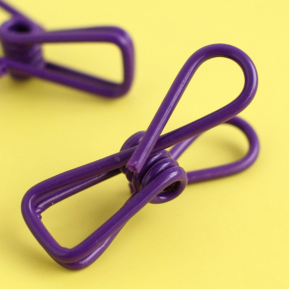 杜博尔 彩色多用途夹子 10个装 食物保鲜密封夹收纳晾晒夹便签夹